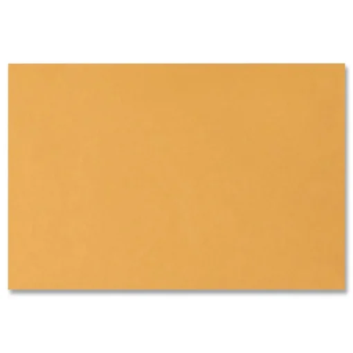 Best #15 Hub Flap Gummed Closure 10 in. x 15 in. Open-Side Booklet Envelope - Brown Kraft (100/Box) Mailing, Packing & Shipping