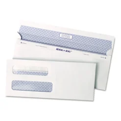 Discount 3.63 in. x 8.63 in. #8 5/8 Commercial Flap Self-Adhesive Closure Reveal-N-Seal Envelope - White (500/Box) Mailing, Packing & Shipping