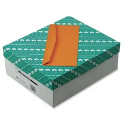 Hot 5 in. x 11.5 in. #14 Commercial Flap Gummed Closure Kraft Envelope - Brown Kraft (500/Box) Mailing, Packing & Shipping