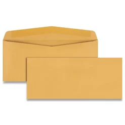 Hot 5 in. x 11.5 in. #14 Commercial Flap Gummed Closure Kraft Envelope - Brown Kraft (500/Box) Mailing, Packing & Shipping