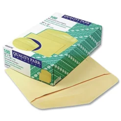 Best 10 x 12 Hub Flap Gummed Closure Open-Side Booklet Envelope - Brown Kraft (100/Box) Mailing, Packing & Shipping