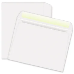 Hot Open-Side Booklet Envelope, #6 1/2, Hub Flap, Gummed Closure, 6 X 9, White, 500/box Mailing, Packing & Shipping