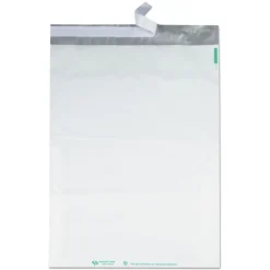 Redi-Strip 14 in. x 19 in. No. 6 Square Flap Adhesive Closure Poly Mailer - White (100/Box) Mailing, Packing & Shipping