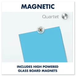 Best 24 in. x 18 in. Infinity Magnetic Glass Marker Board - White Surface Office Presentation Supplies