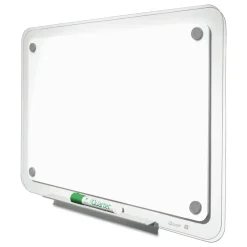 New 36 in. x 23 in. iQ Total Erase Board - White/Clear Frame Office Presentation Supplies