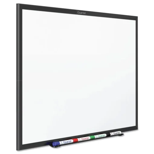 Outlet Classic Series Nano-Clean Dry Erase Board, 24 X 18, Black Aluminum Frame Office Presentation Supplies