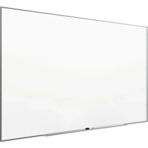 Online Fusion Nano-Clean 96 in. x 48 in. Magnetic Whiteboard - White/Silver Office Presentation Supplies