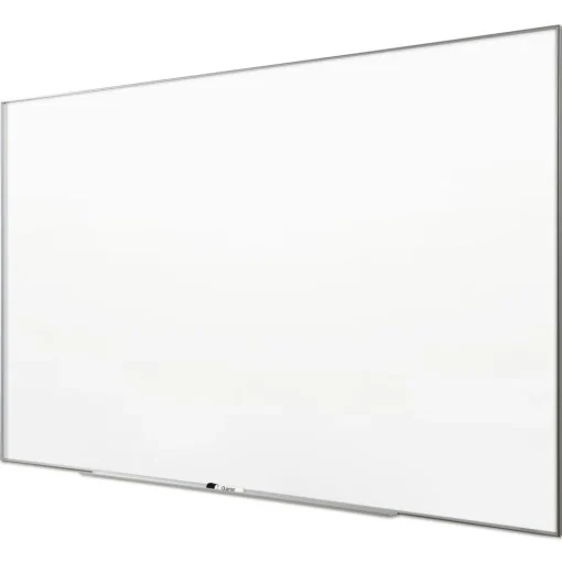 Online Fusion Nano-Clean 96 in. x 48 in. Magnetic Whiteboard - White/Silver Office Presentation Supplies