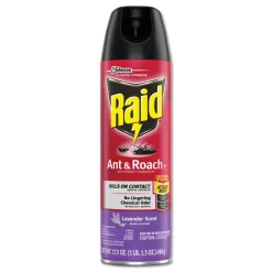 17.5 oz. Aerosol Spray Ant and Roach Killer - Lavender Cleaning & Janitorial Supplies