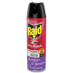 17.5 oz. Aerosol Spray Ant and Roach Killer - Lavender Cleaning & Janitorial Supplies