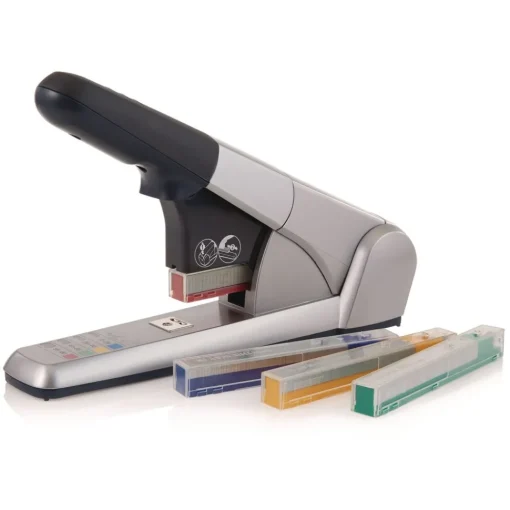 Hot 80-Sheet Capacity Heavy-Duty Cartridge Stapler - Silver Office Staplers & Punches