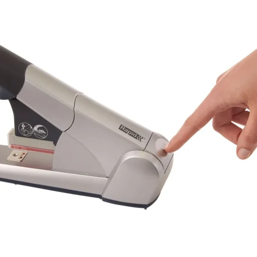 Hot 80-Sheet Capacity Heavy-Duty Cartridge Stapler - Silver Office Staplers & Punches