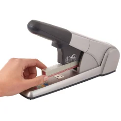Hot 80-Sheet Capacity Heavy-Duty Cartridge Stapler - Silver Office Staplers & Punches