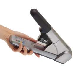 Hot 80-Sheet Capacity Heavy-Duty Cartridge Stapler - Silver Office Staplers & Punches