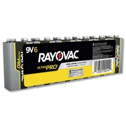 Discount 9V Ultra Pro Alkaline Batteries (6/Pack) Office Electronics & Batteries