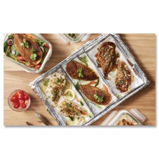 Outlet 614M 18 in. x 500 ft. Standard Gauge Metro Aluminum Foil Roll - Silver (1/Carton) Tabletop And Serveware