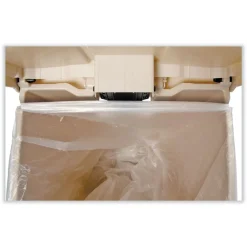 Best 12 Gallon Indoor Utility Step-On Plastic Waste Container - Beige Trash & Waste Bins