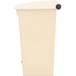 Best 23 Gallon Polyethylene Step-On Receptacle - Beige Trash & Waste Bins