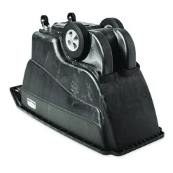151 Gallon 1000 lbs. Capacity Plastic Structural Foam Tilt Truck - Black Trash & Waste Bins