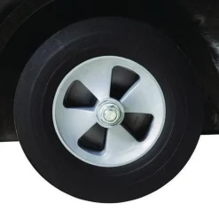 151 Gallon 1000 lbs. Capacity Plastic Structural Foam Tilt Truck - Black Trash & Waste Bins