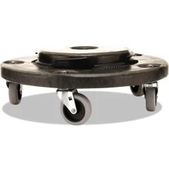 18 in. x 6.63 in. 250 lbs. Capacity Brute Round Twist On/Off Dolly - Black Hand Trucks & Dollies