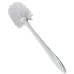 Sale 10 in. Handle Toilet Bowl Brush - White Cleaning & Janitorial Supplies