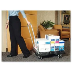 Hot 20.5 in. x 32.5 in. 250 lbs. Capacity Utility-Duty Home/Office Cart Platform - Black Utility Carts