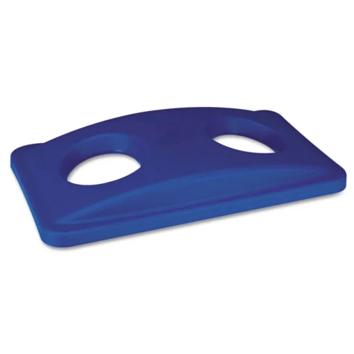 Sale 20.38 in. x 11.38 in. x 2.75 in. Lid for Slim Jim Bottle Recycling Container - Blue Trash & Waste Bins