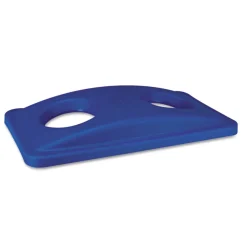 Sale 20.38 in. x 11.38 in. x 2.75 in. Lid for Slim Jim Bottle Recycling Container - Blue Trash & Waste Bins