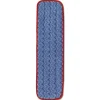 Discount 18-1/2 in. x 5 1/2 in. x 1/2 in. Microfiber Wet Mopping Pad - Red Cleaning & Janitorial Supplies