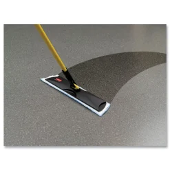 New 18 in. Economy Microfiber Wet Mopping Pad - Blue Cleaning & Janitorial Supplies