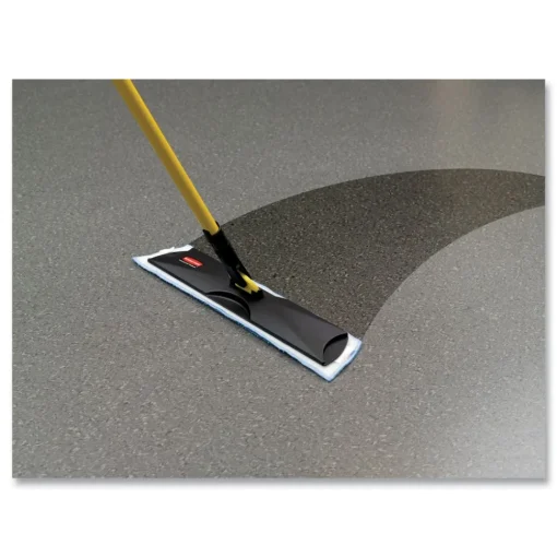 New 18 in. Economy Microfiber Wet Mopping Pad - Blue Cleaning & Janitorial Supplies