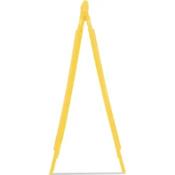 Best 11 in. x 12 in. x 25 in. Caution Wet Floor Sign - Bright Yellow (6/Carton) Floor Signs