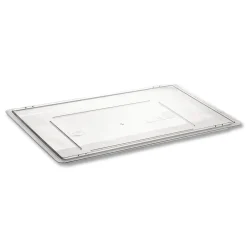 Sale 26 in. x 18 in. Food/Tote Box Lids - Clear Cleaning & Janitorial Supplies
