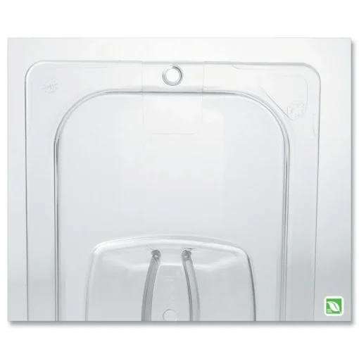 Discount 12 in. x 18 in. Food/Tote Box Lids - Clear Cleaning & Janitorial Supplies
