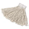 Sale 1 in. Headband Super Stitch Cotton Looped End Wet Mop Head - Large, White (6/Carton) Cleaning & Janitorial Supplies