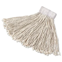 Sale 1 in. Headband Super Stitch Cotton Looped End Wet Mop Head - Large, White (6/Carton) Cleaning & Janitorial Supplies