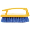 Online 6 in. Iron-Shaped Scrub Brush - Yellow/Blue Cleaning & Janitorial Supplies