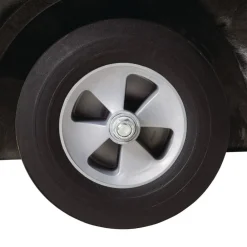 New 1250 lbs. Capacity Rectangular Structural Foam Tilt Truck - Black Trash & Waste Bins