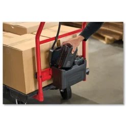 New 0.5 mph to 3 mph DC Motor 60 V Lithium-Ion Battery Motorized Kit for 30 in. x 60 in. Platform Trucks - Large Black/Red Cleaning & Janitorial Supplies