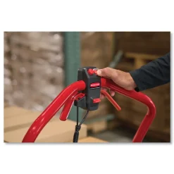 New 0.5 mph to 3 mph DC Motor 60 V Lithium-Ion Battery Motorized Kit for 30 in. x 60 in. Platform Trucks - Large Black/Red Cleaning & Janitorial Supplies