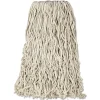 Best 24 oz. 1 in. Band Premium Cut-End Cotton Wet Mop Head - White (12/Carton) Cleaning & Janitorial Supplies