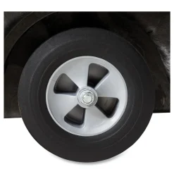 Best 101-Gallon Structural Foam Tilt Truck with 850-lb. Capacity - Black Trash & Waste Bins