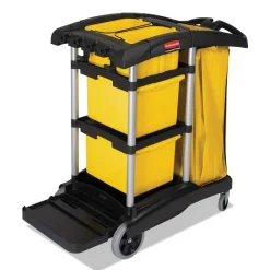High Capacity Cleaning Cart - Black Cleaning & Janitorial Supplies