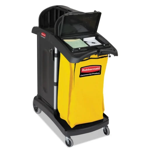 High Capacity Cleaning Cart - Black Cleaning & Janitorial Supplies