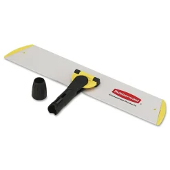 New HYGEN 17 in. Quick Connect Single-Sided Aluminum Wet/Dry Mop Frame - Yellow Cleaning & Janitorial Supplies