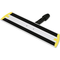 New HYGEN 17 in. Quick Connect Single-Sided Aluminum Wet/Dry Mop Frame - Yellow Cleaning & Janitorial Supplies