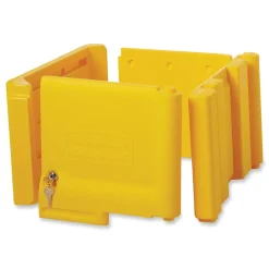 New Locking Cabinet For Cleaning Carts - Yellow Cleaning & Janitorial Supplies