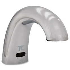 New One Shot 11 in. x 14 in. x 3.5 in. Touch Free Foam Soap Dispenser - Chrome (4/Carton) Paper & Dispensers