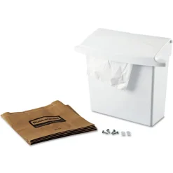 Sale Plastic Sanitary Napkin Receptacle with Rigid Liner - White Trash & Waste Bins